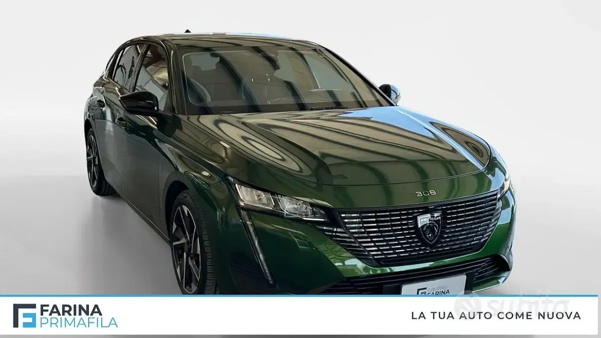 Usata Peugeot 308 Allure 131 CV (96 kW) 2022 Verde Berlina