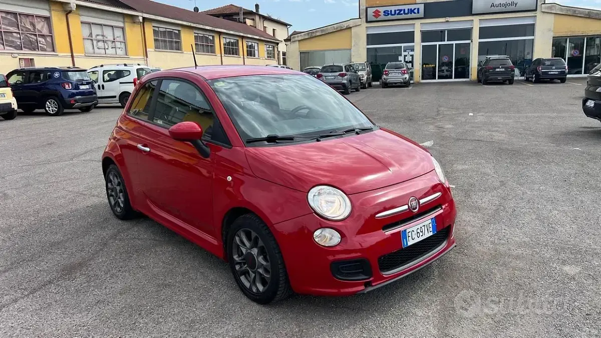 Usata Fiat 500 Pop 95 CV (69 kW) 2016 Rosso Berlina