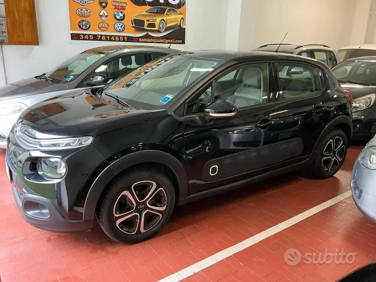 Usata Citroën C3 PureTech 82 CV (60 kW) 2019 Nero Utilitaria