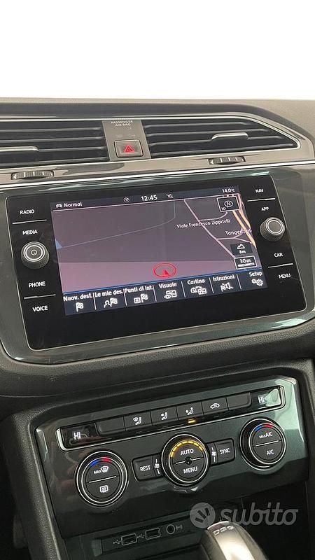 Usata VW Tiguan Advance 150 CV (110 kW) 2017 Nero SUV