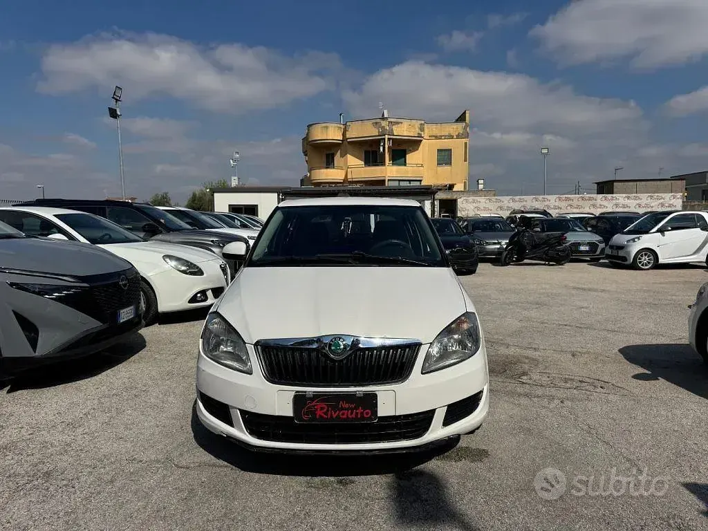 Usata Skoda Fabia GreenLine 75 CV (55 kW) 2012 Bianco Berlina