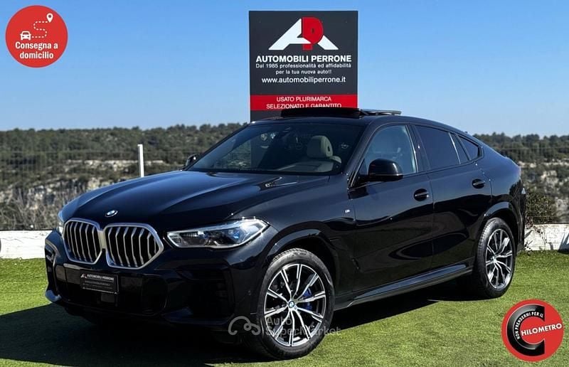 Usata BMW X6 M Sport 340 CV (250 kW) 2022 Nero SUV