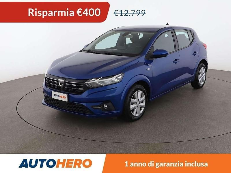 Blu Usata 2021 Dacia Sandero Comfort Due volumi | 12.399 € (Buon prezzo) - Immagine 1/4