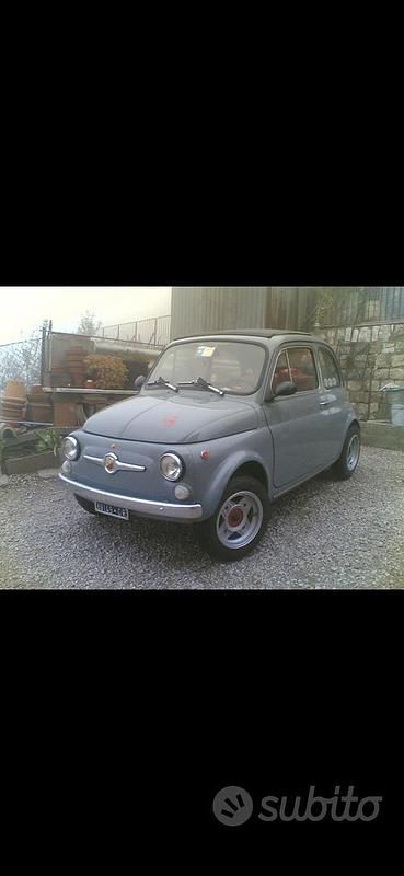Usata Fiat 500 1970 Grigio Cabrio