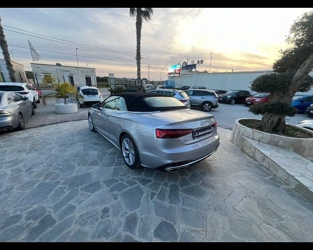 Usata Audi A5 Cabriolet Advanced 190 CV (139 kW) 2020 Argento Cabrio