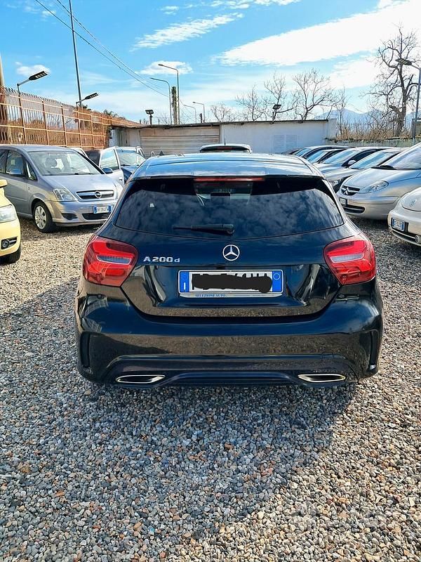 Usata Mercedes A200 Premium 136 CV (100 kW) 2016 Nero Berlina