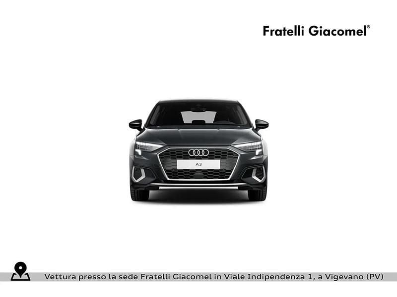 Usata Audi A3 Advanced 150 CV (110 kW) 2023 Grigio manhattan metallizzato Berlina