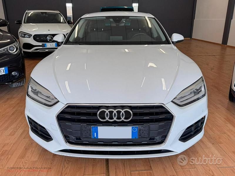 Usata Audi A5 Sport 190 CV (139 kW) 2019 Bianco Coupé