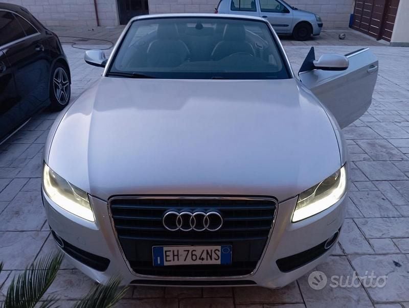 Usata Audi A5 Cabriolet 170 CV (125 kW) 2010 Grigio Cabrio