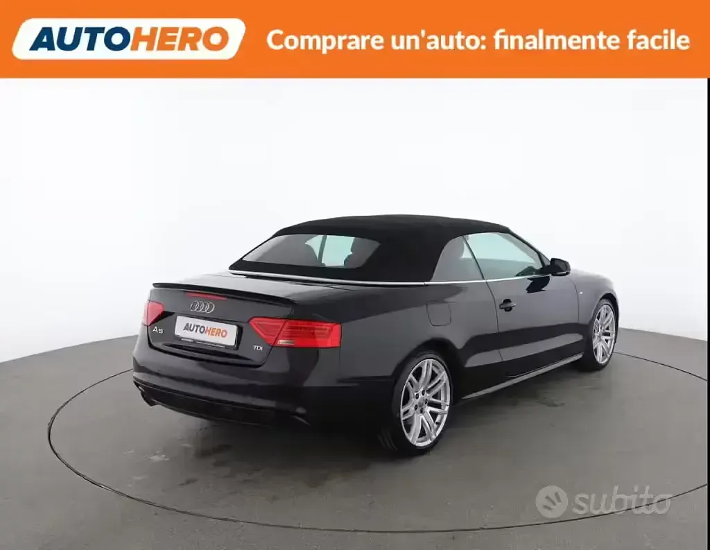 Usata Audi A5 Cabriolet 190 CV (139 kW) 2016 Nero Cabrio