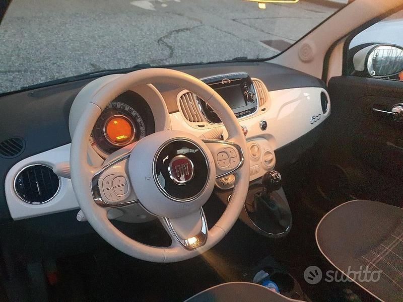 Usata Fiat 500 Lounge 95 CV (69 kW) 2017 Bianco Berlina