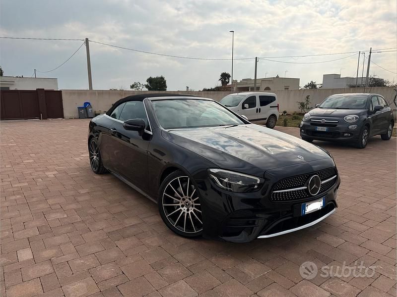 Usata Mercedes E220 Premium 194 CV (142 kW) 2021 Nero Cabrio