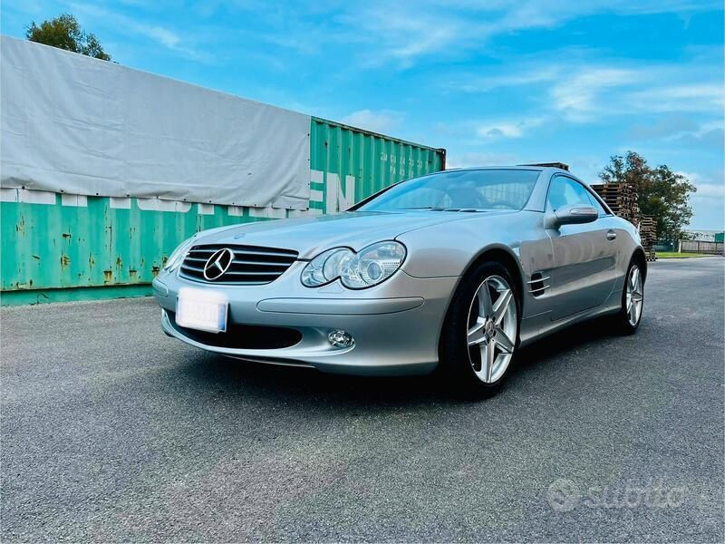 Usata Mercedes SL350 Chrome 245 CV (180 kW) 2006 Grigio Cabrio