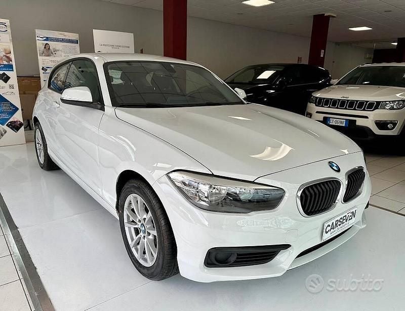 Usata BMW 114 Efficient Dynamics 95 CV (69 kW) 2016 Bianco Utilitaria