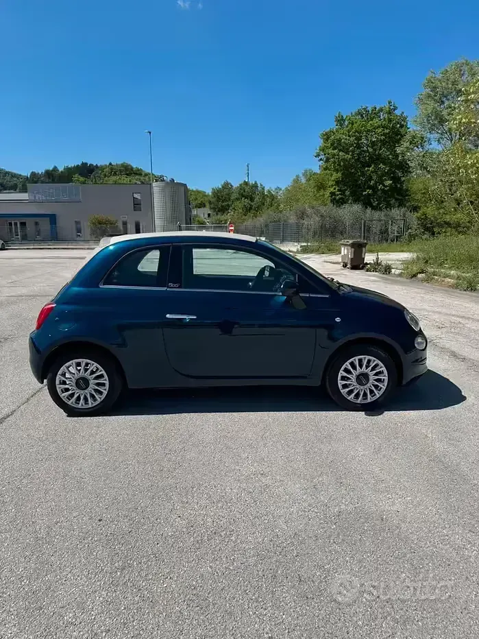 Usata Fiat 500C Pop Star 85 CV (62 kW) 2017 Blu Cabrio