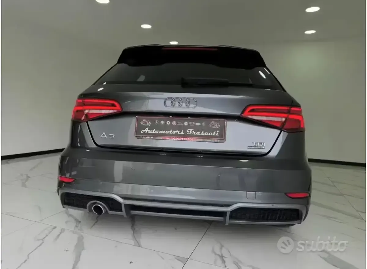 Usata Audi A3 S-Line 150 CV (110 kW) 2015 Grigio Berlina