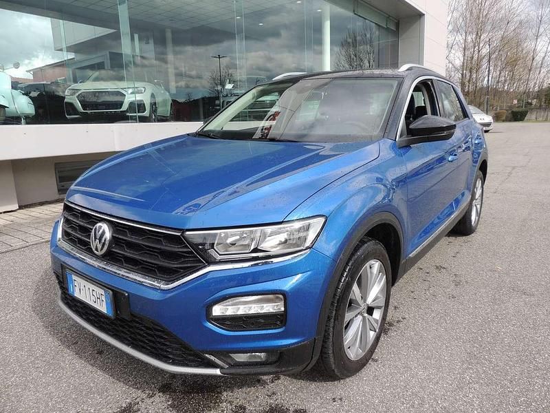 Usata VW T-Roc Style 116 CV (85 kW) 2019 Blu/azzurro SUV