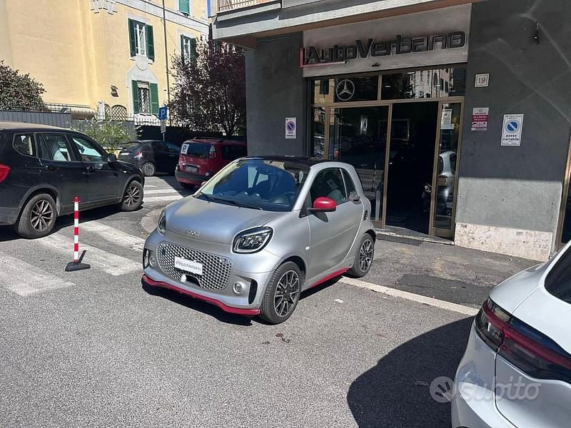 Usata Smart ForTwo Coupé Brabus 41 kW (56 CV) 2020 Grigio Utilitaria