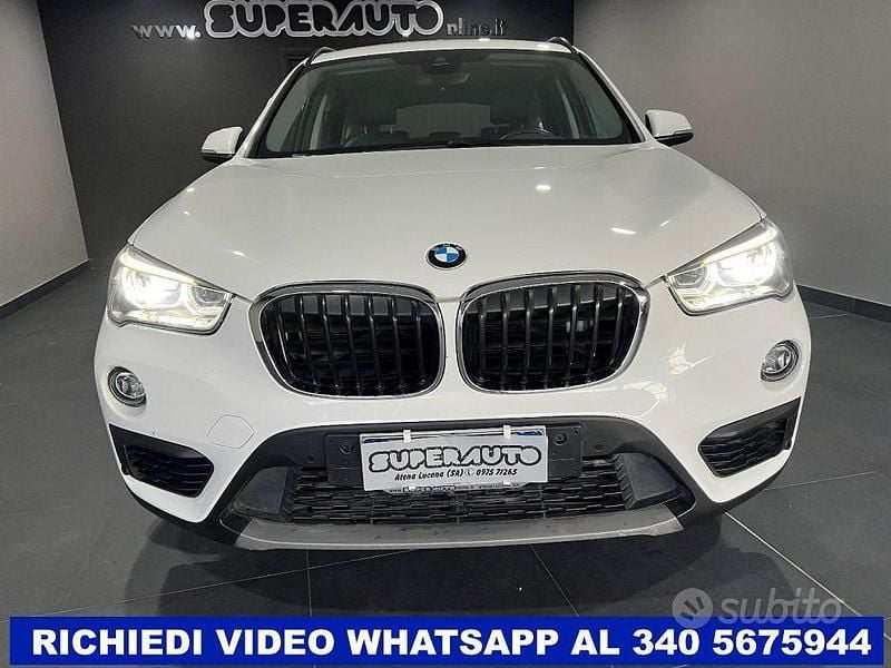 Usata BMW X1 Advantage 150 CV (110 kW) 2018 Bianco SUV