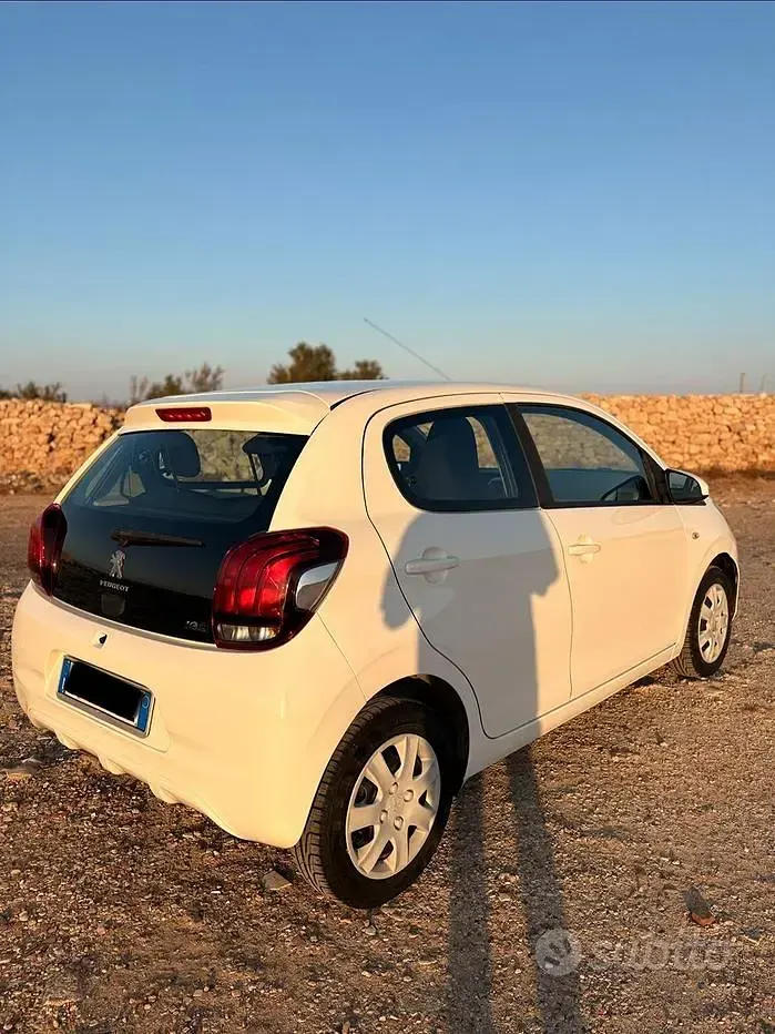 Usata Peugeot 108 69 CV (50 kW) 2015 Bianco Berlina