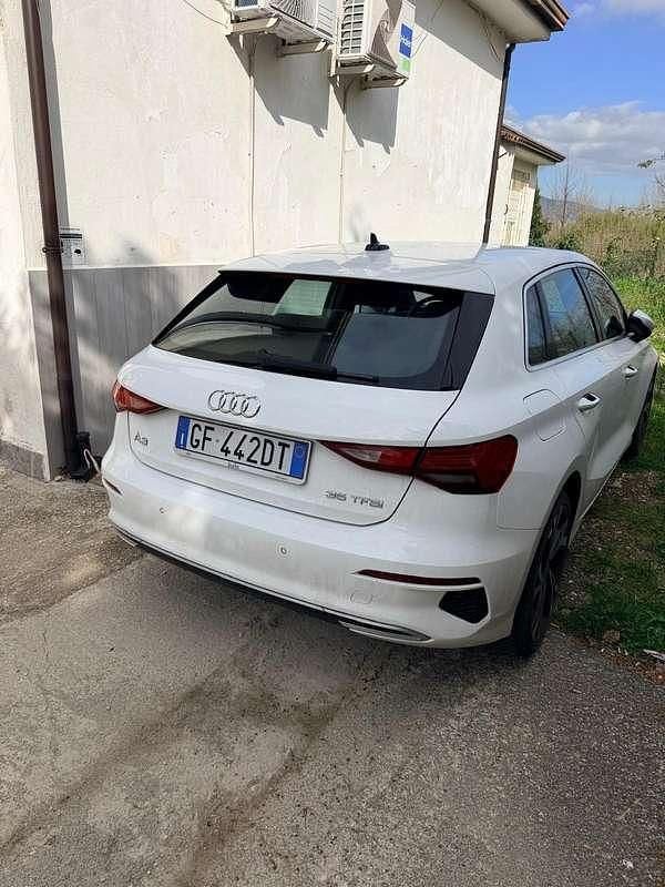 Usata Audi A3 Advanced 150 CV (110 kW) 2021 Bianco Berlina
