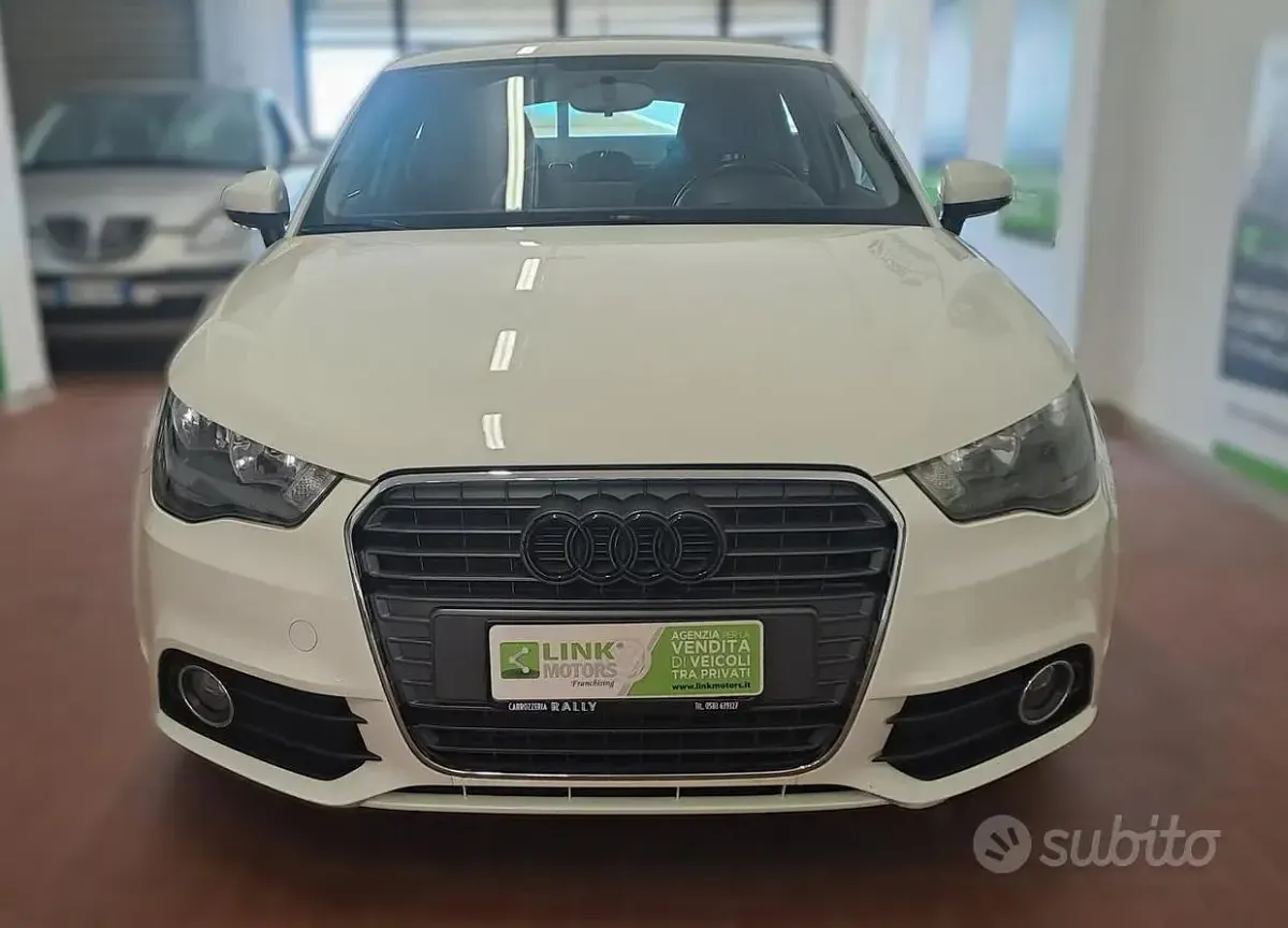 Usata Audi A1 S-Line 90 CV (66 kW) 2013 Bianco Utilitaria