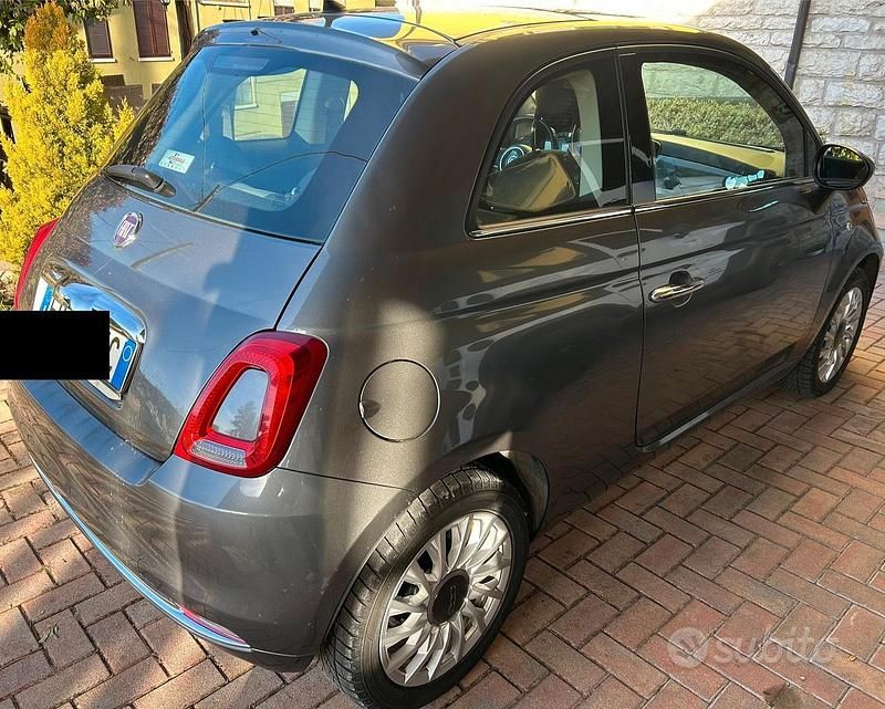 Usata Fiat 500 Lounge 69 CV (50 kW) 2018 Grigio Utilitaria