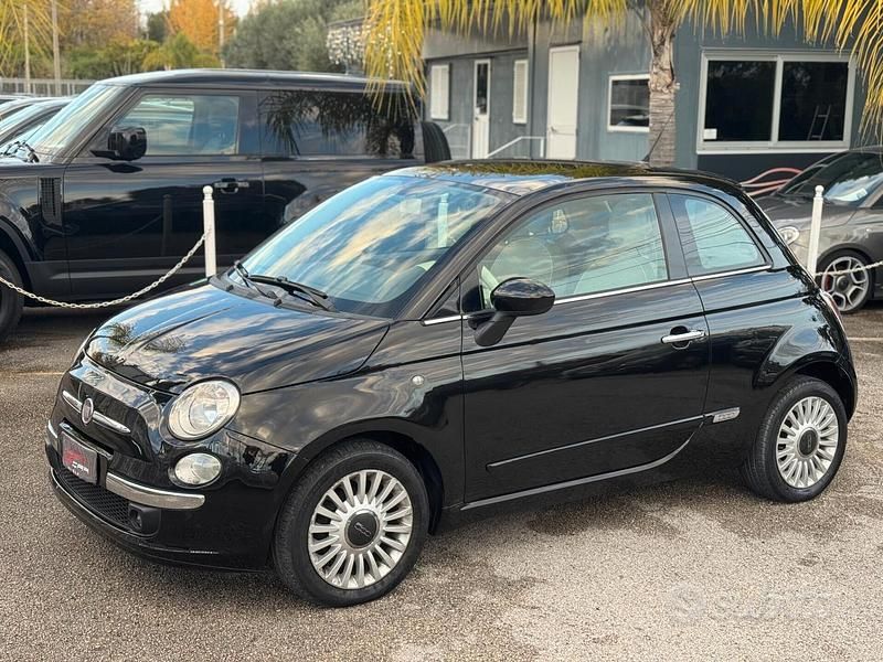 Usata Fiat 500 Lounge 75 CV (55 kW) 2009 Nero Berlina