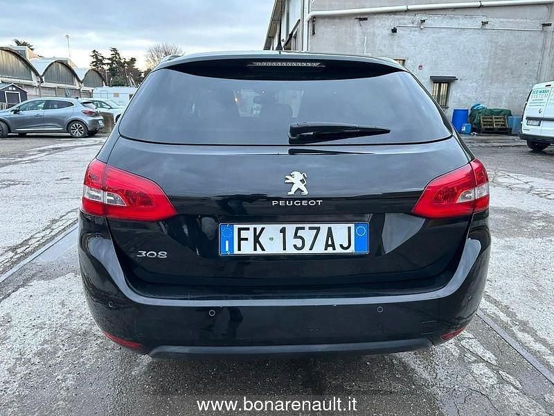 Usata Peugeot 308 SW Allure 120 CV (88 kW) 2017 Nero Station wagon