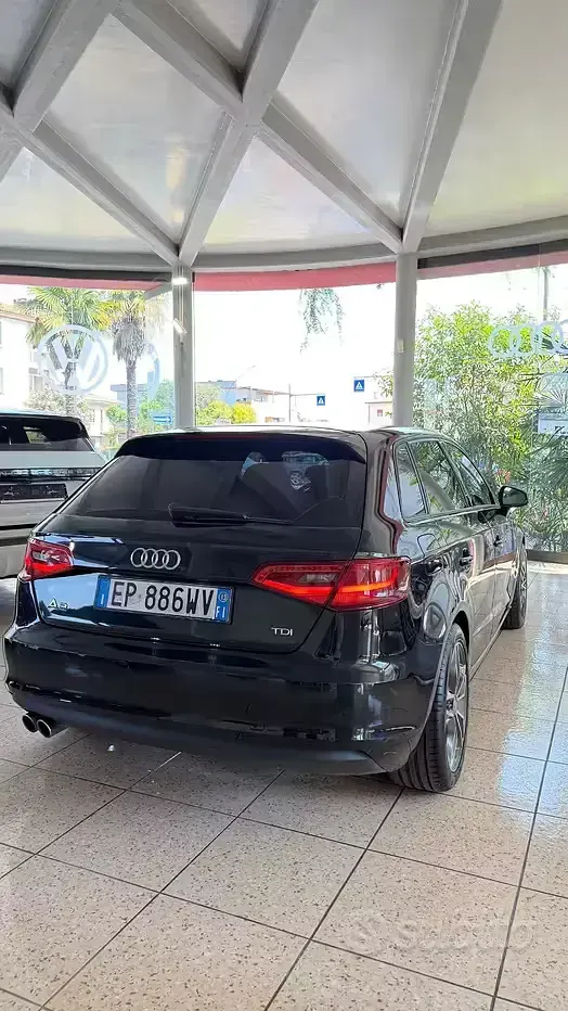 Usata Audi A3 Ambition 150 CV (110 kW) 2013 Nero Berlina