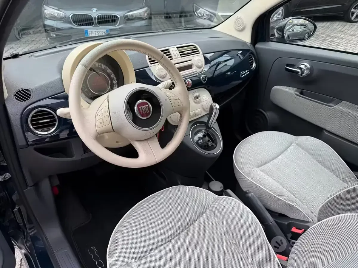 Usata Fiat 500 Lounge 86 CV (63 kW) 2011 Blu/azzurro SUV