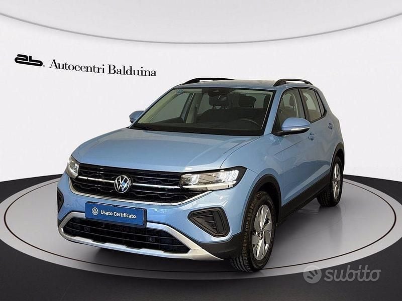Usata VW T-Cross Life 95 CV (69 kW) 2024 Clear blue metalizzato SUV