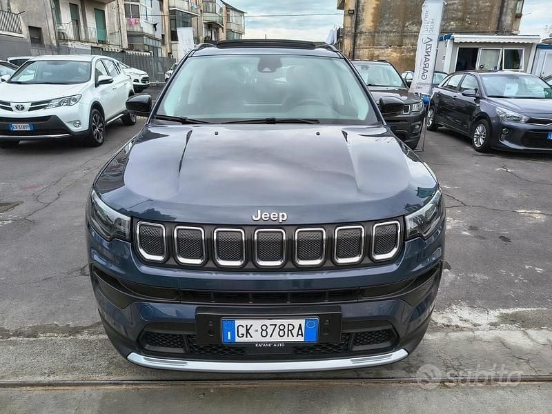 Usata Jeep Compass Night Eagle 131 CV (96 kW) 2022 Blu SUV