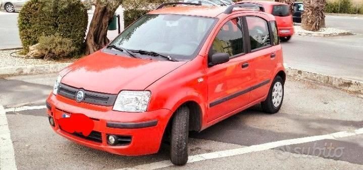 Usata Fiat Panda 75 CV (55 kW) 2007 Rosso Utilitaria