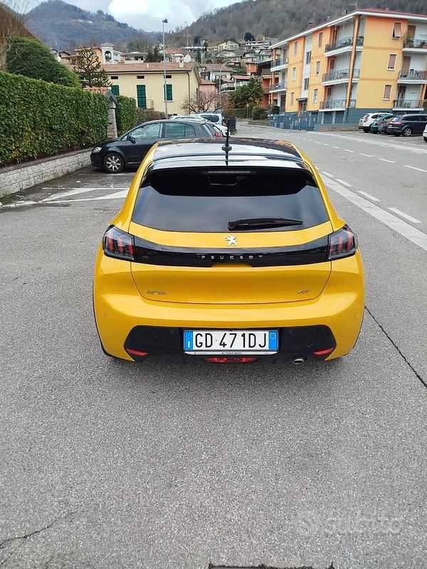 Usata Peugeot 208 GTi 2021 Giallo Utilitaria