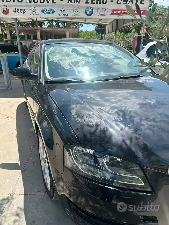 Usata Audi A3 Attraction 140 CV (102 kW) 2012 Nero Utilitaria
