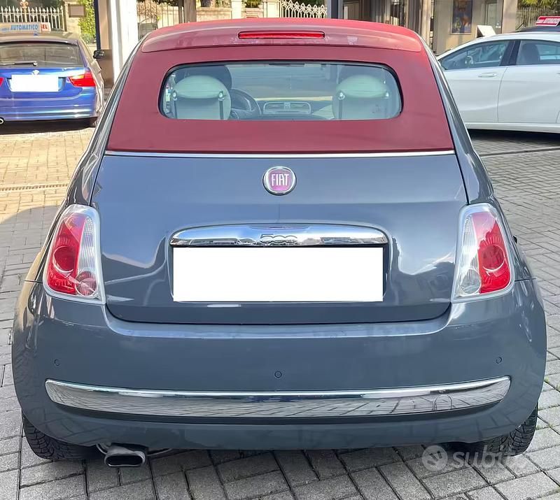 Usata Fiat 500C Lounge 69 CV (50 kW) 2014 Grigio Cabrio
