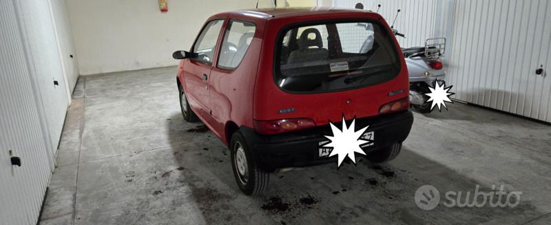 Usata Fiat 600 S 39 CV (28 kW) 1999 Rosso Utilitaria