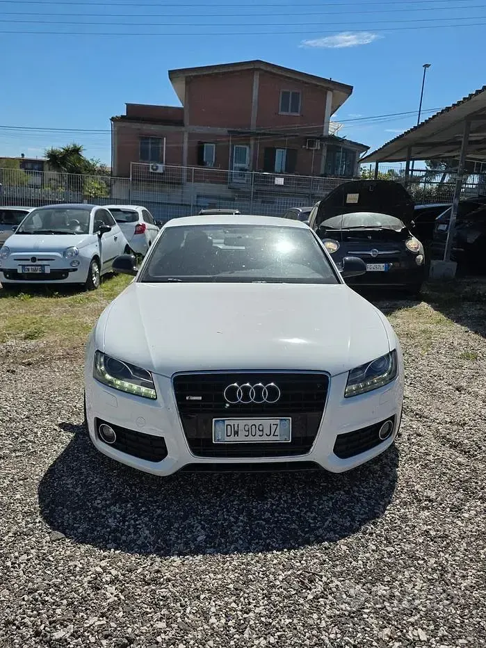 Usata Audi A5 190 CV (139 kW) 2009 Bianco Coupé