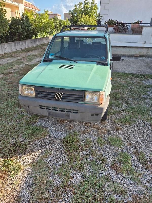 Usata Fiat Panda 44 CV (32 kW) 2001 Verde Utilitaria