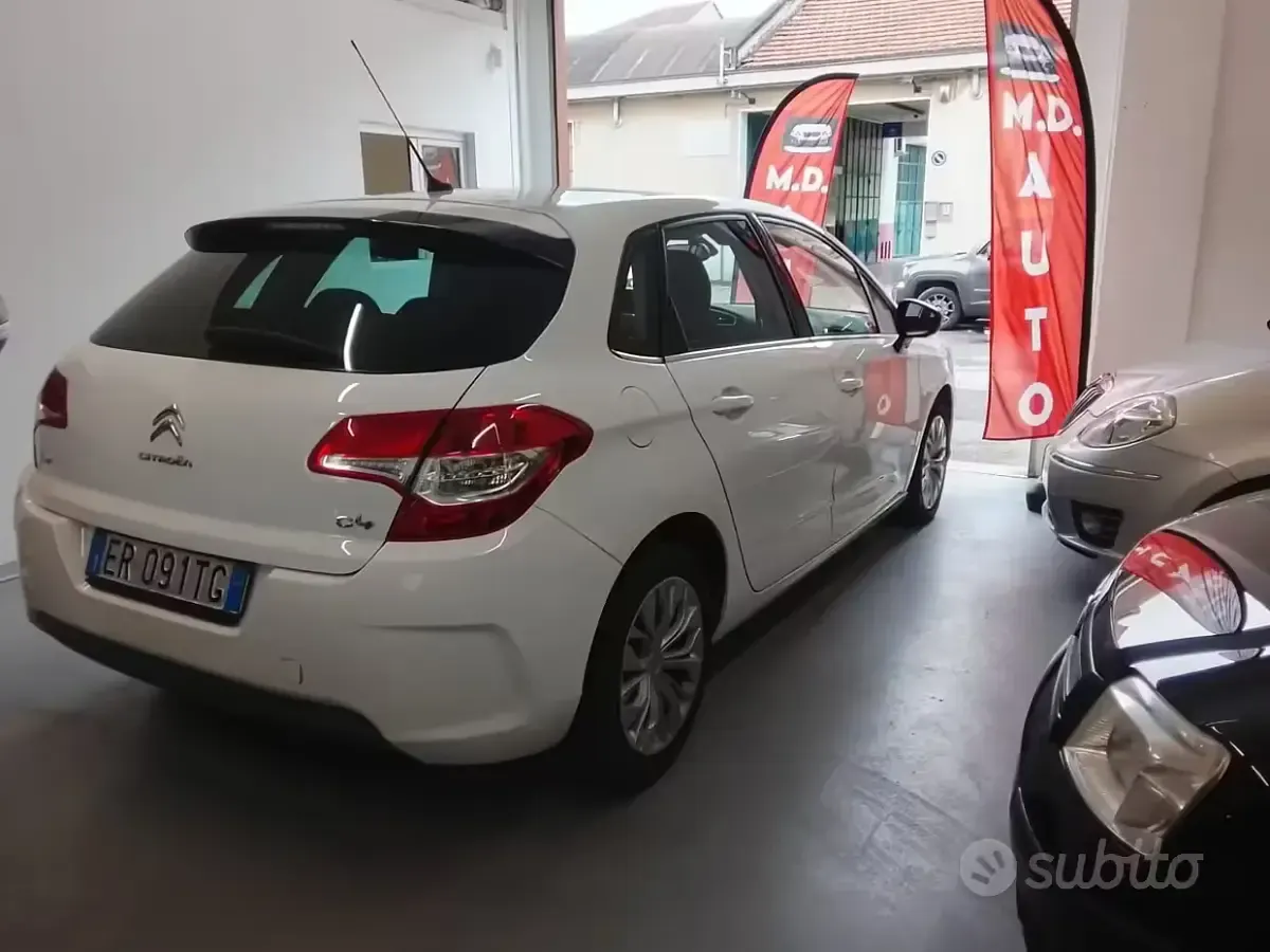 Usata Citroën C4 92 CV (67 kW) 2014 Bianco Berlina