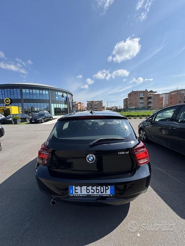 Usata BMW 116 Efficient Dynamics 116 CV (85 kW) 2013 Nero metallizzato Utilitaria
