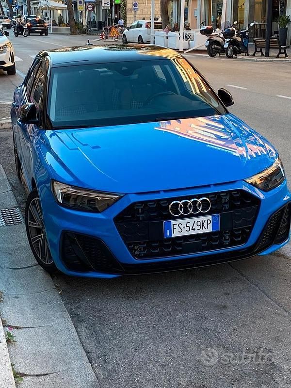 Usata Audi A1 S-Line 2018 Blu Berlina
