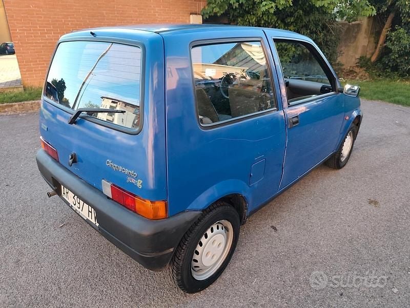 Usata Fiat Cinquecento 54 CV (39 kW) 1998 Blu Utilitaria