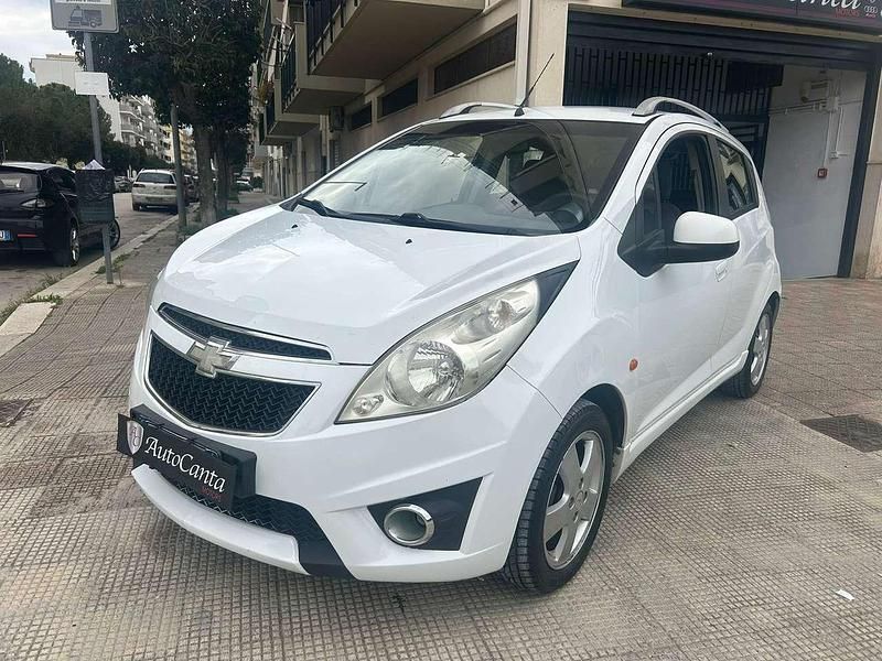 Usata Chevrolet Spark LT 82 CV (60 kW) 2010 Bianco Utilitaria