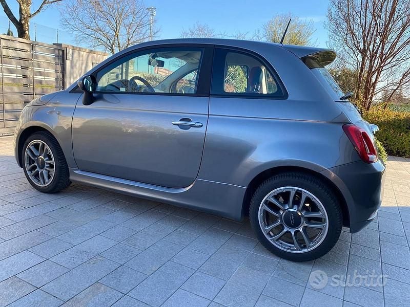 Usata Fiat 500 69 CV (50 kW) 2016 Grigio Utilitaria