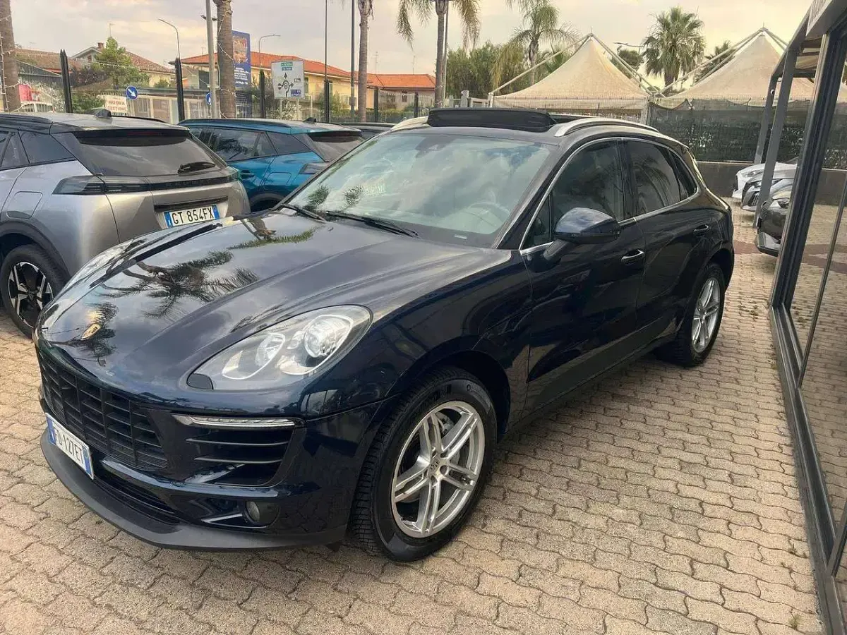 Usata Porsche Macan 250 CV (183 kW) 2016 Blu/azzurro SUV