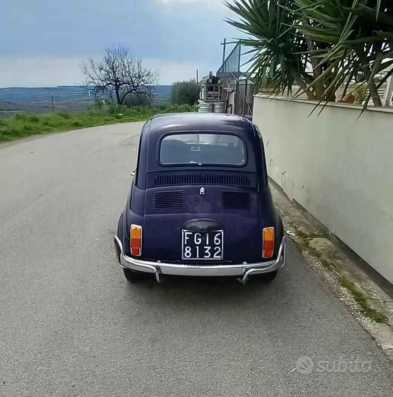 Usata Fiat 500 1960 Blu Utilitaria