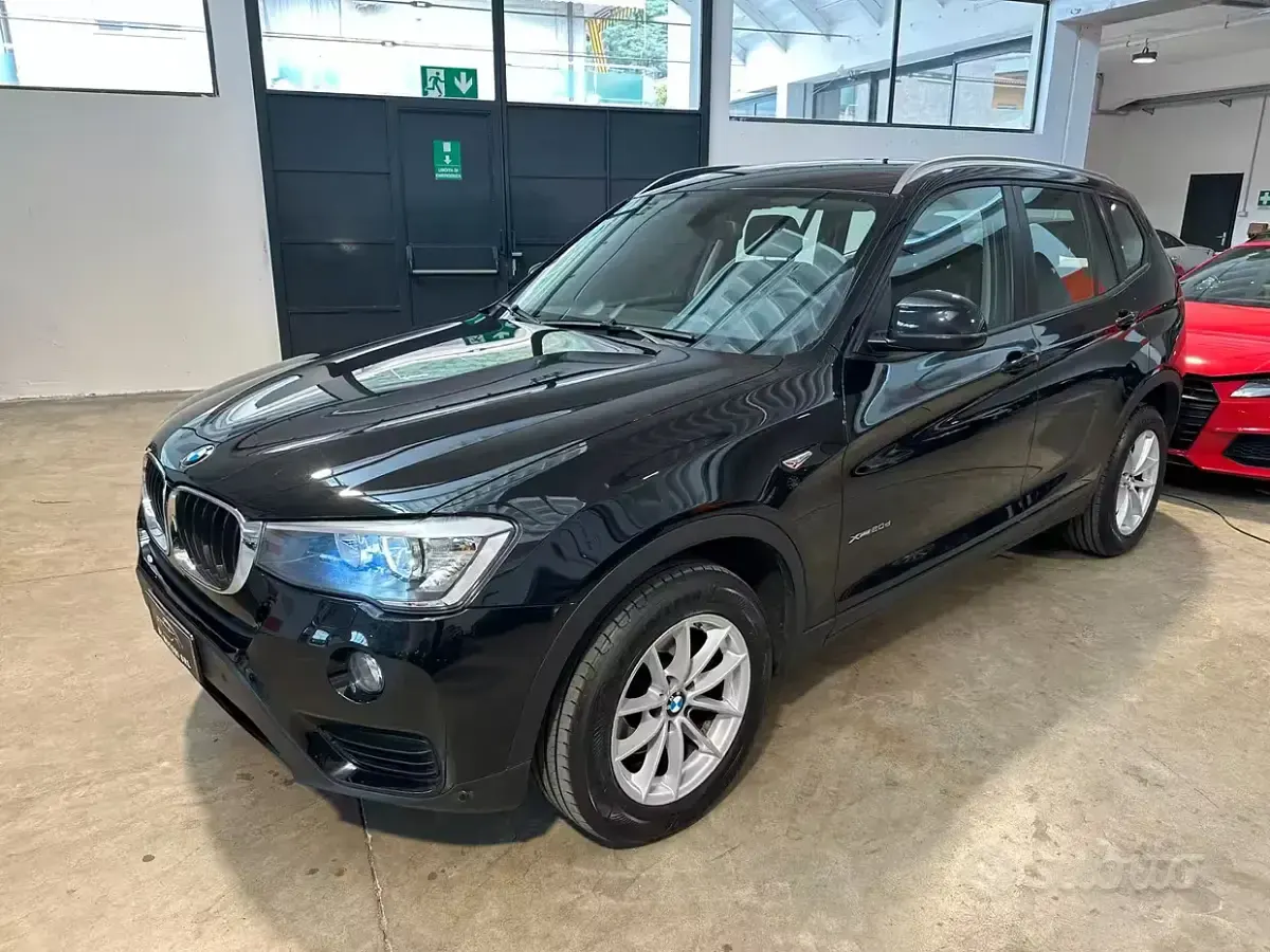 Usata BMW X3 Efficient Dynamics 190 CV (139 kW) 2014 Nero SUV