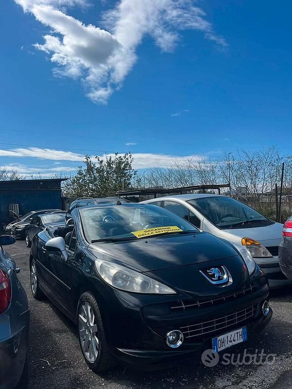 Usata Peugeot 207 2007 Nero Cabrio